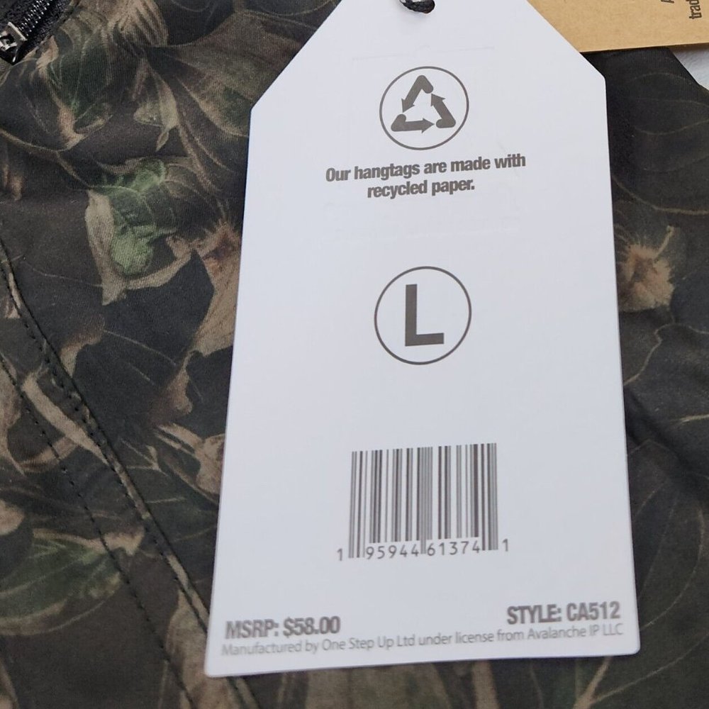 Avalanche Womens Athletics Hiking Shorts Camo Leaves With Lining Size L - Picture 5 of 9